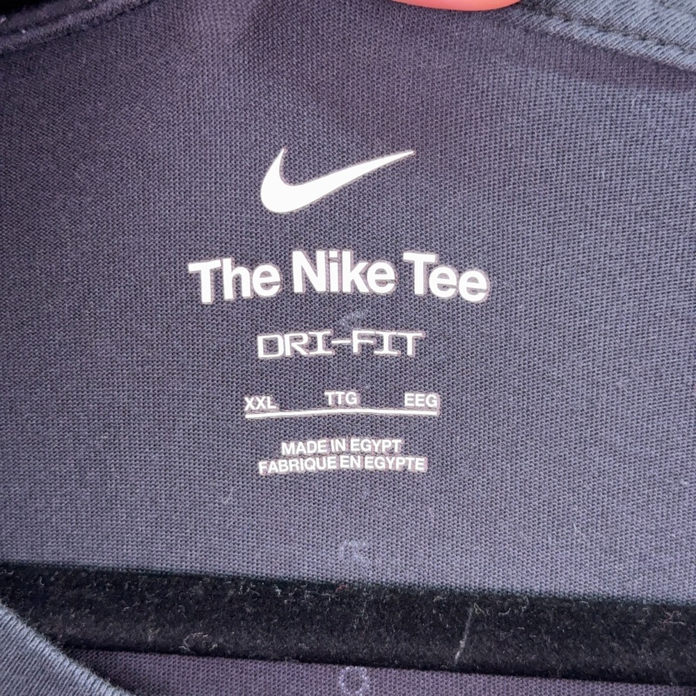 Nike Tshirt Mens XXL Black DriFit Everyday Active Sport Comfort Stretch Graphic - Picture 7 of 12